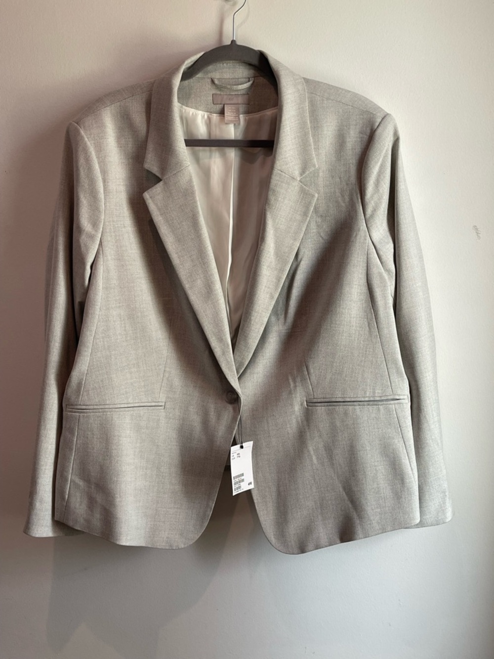 H&M Light Gray Tailored Women's Blazer